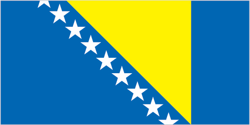 vlajka Bosna a Hercegovina